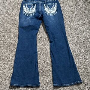 SKY premium collection blinking wing embroidery studs Style Blue Jean size 11-12